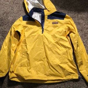 Yellow Vineyard Vines Raincoat